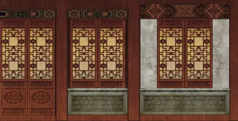 白塔隔扇槛窗的基本构造和饰件