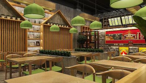 白塔如何设计中式快餐店打造中式风味